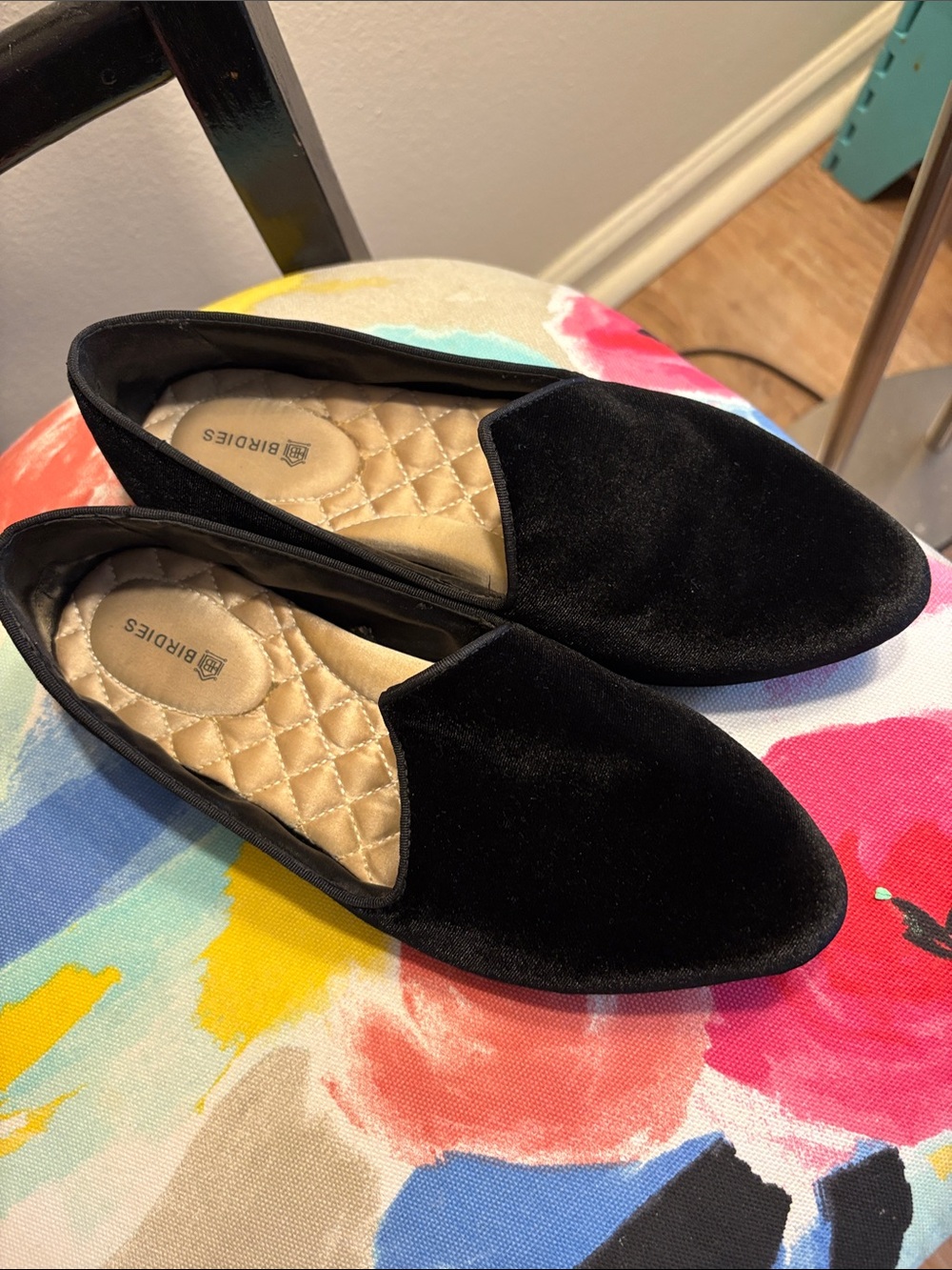Black Birdies loafers